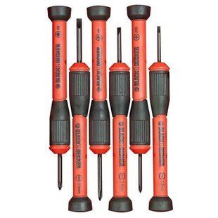 Набір викруток для точної механіки 6 шт BLACK+DECKER BDHT0-66428