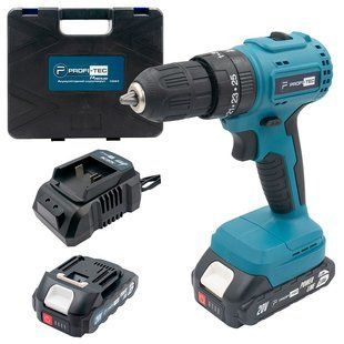 Акумуляторний шуруповерт PROFI-TEC PCD3520BL, 20 В, 2&times;2.0 А&middot;г, ЗП