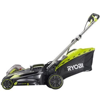 Аккумуляторная газонокосилка 36В, 41см, зарядное и батарея 4Ач, Ryobi RLM36X41H40 (5133002806)