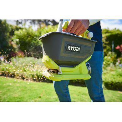 Садовая аккумуляторная сеялка 18В ONE+, для удобрений или семян, Ryobi OSS1800 (5133003729)