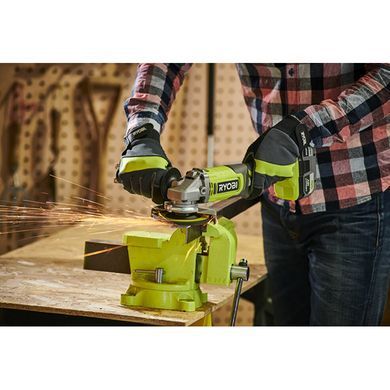 Аккумуляторная угловая шлифовальная машина RYOBI RAG18125-0, 18 В, диск 125 мм