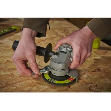 Аккумуляторная угловая шлифовальная машина RYOBI RAG18125-0, 18 В, диск 125 мм