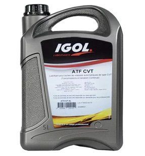 Трансмиссионное масло Igol ATF CVT 5 л, полусинтетическое