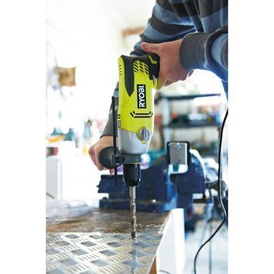 Дрель ударная Ryobi RPD1010-K 1010 Вт, 2 скорости 0–1200/0–3200 об/мин, 13 мм БЗП Дрель ударная Ryobi RPD1010-K 1010 Вт, 2 скорости 0–1200/0–3200 об/мин, 13 мм БЗП