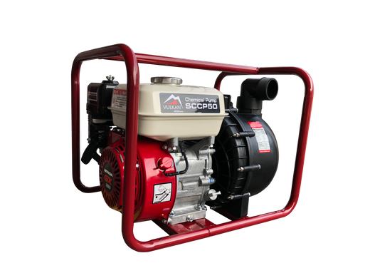 Мотопомпа рукав Vulkan SCCP50H, 50мм, 30м3/час, подъем 25м, для химикатов, с двигателем. HONDA GX160