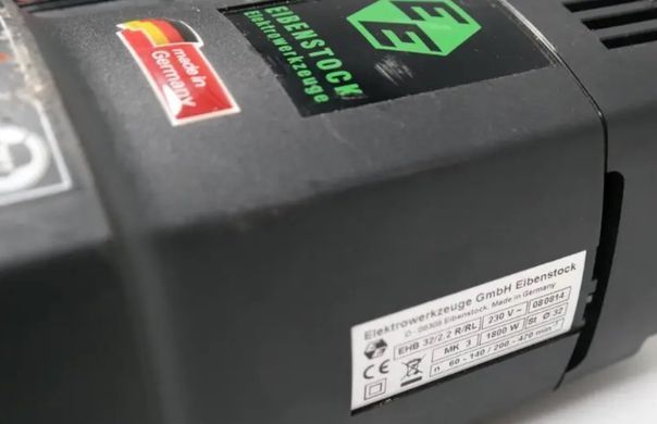 Дрель EHB32/2.2R/RL Eibenstock, 1800Вт, 230B, 140/470об/мин, &Oslash;100/60/32мм, реверс, МТ3, &Oslash;65мм, 6,4кг
