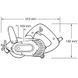 Щёточная шлифовальная машина Makita 9741, 860 Вт, щётка 100&times;120 мм