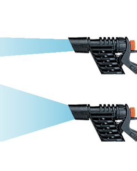 Набор для мойки авто Claber (пистолет-разбрызгиватель, щетка, коннекторы, адаптер 1/2-3/4"В)