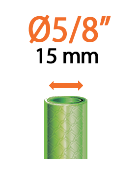 Конектор Claber 1/2"- 5/8" аквастоп для поливального шлангу Ergogrip бл.