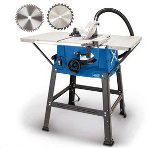 Циркулярна пила Scheppach HS100S, 2000 Вт, диск 250 мм, глибина різу 85 мм