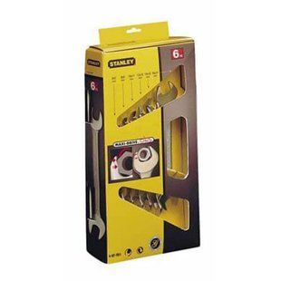 Ключі ріжкові STANLEY "MaxiDrive Plus" : М6-М17 ; Набір 6 шт.