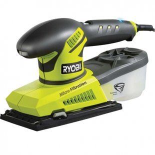 Шлифмашина вибрационная Ryobi ESS280RV 280 Вт, 93&times;185 мм, 7000-12000 об/мин