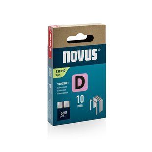 Скоби для степлера NOVUS тип D 53 F 10 мм для фольги (600 шт)
