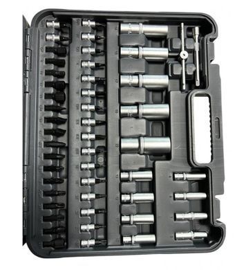 Набор инструментов GTM GTS-108 108 предметов 1/4"-1/2" CrV, трещотки 72T, кейс