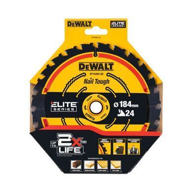 Пильный диск 184x16мм DeWALT DT10302