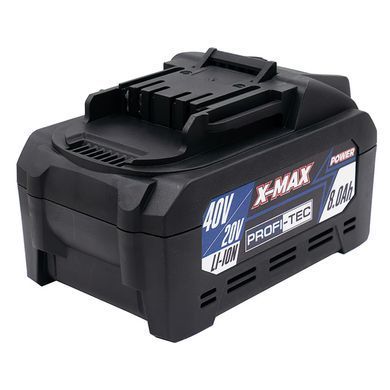 Аккумулятор PROFI-TEC PT4080XM, 40|20 В, 8.0 Ач, для сварочного аппарата PCWM16040, совместим с 20V PowerLine и UltraCore