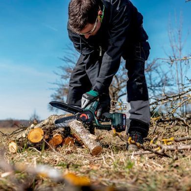 Аккумуляторная пила Metabo MS 18 LTX 15, 18 В, шина 15 см, 5 м/с, 1.6 кг
