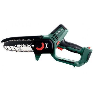 Аккумуляторная пила Metabo MS 18 LTX 15, 18 В, шина 15 см, 5 м/с, 1.6 кг