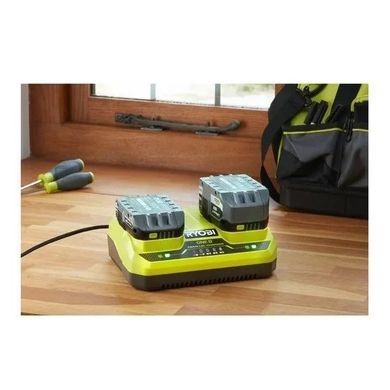 Зарядний пристрій 18В ONE+, 4А, 2-порти, Ryobi. RC18240, (5133005579)