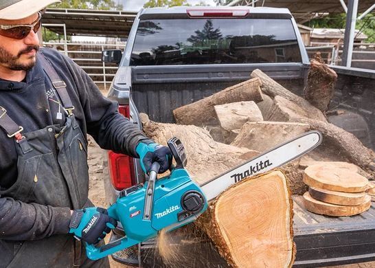 Аккумуляторная цепная пила Makita UC016GT101 XGT 40V Max, шина 400 мм