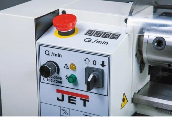 Токарний верстат по металу JET BD-7 : 230 В, 0,37 кВт. зона &Oslash;= 180/ 110 мм- стани/супор