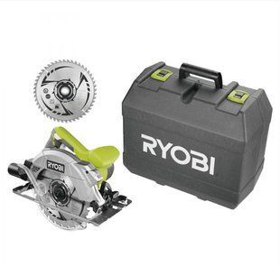 Дисковая пила с лазером Ryobi RCS1600-K2B 1600 Вт, 190 мм, глубина реза 66 мм, кейс