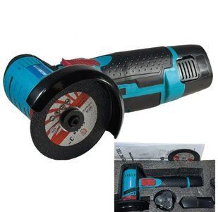Мини аккумуляторная угловая шлифмашина SAKUMA BLUE CAG312, 12 В, диск 76 мм