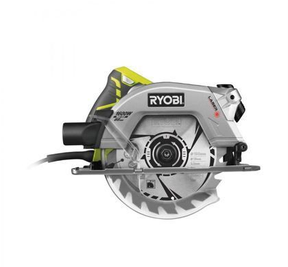 Дисковая пила с лазером Ryobi RCS1600-K2B 1600 Вт, 190 мм, глубина реза 66 мм, кейс