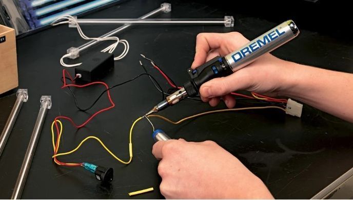 Газовый паяльник Dremel VersaTip 2000-7 F0132000JD, 1200&deg;C, 7 насадок