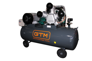 Поршневий повітряний компресор 220 л GTM KC3090-220L ремінний