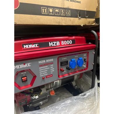 Бензиновый генератор Miyake HZB8000 6 кВт однофазный