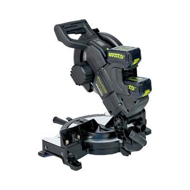 Пила торцовочная аккумуляторная TITAN PCMS1021B-CORE SET728PH 40В (21В+21В), 255 мм