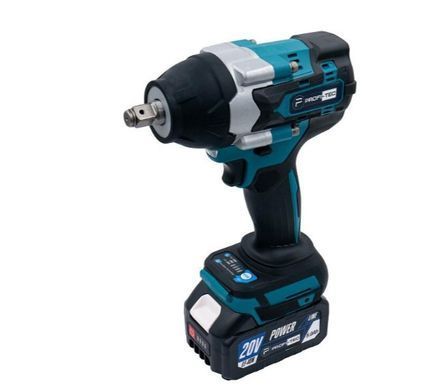 Ударный гайковерт PROFI-TEC DTW800BL 2&times;4.0 Ач, ЗУ, кейс