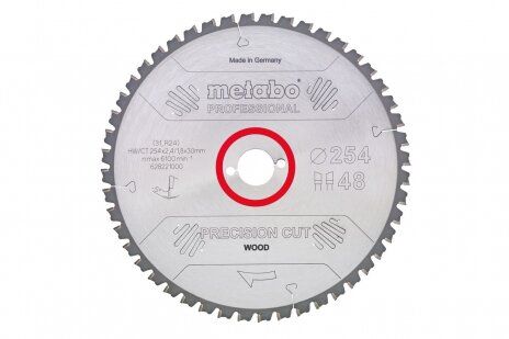 Пильные диски «precision cut wood», качество «professional», для полустационарных дисковых пил 305 x 2.4 x 30 мм