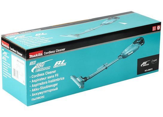 Аккумуляторный пылесос Makita DCL285FZ 18 В, 18 кПа, 0,5 л, без АКБ и ЗУ