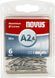 Вытяжные заклёпки NOVUS BLIND RIVETS A 2,4 x 6 ALU, 30 шт &ndash; 2,4 мм,  6 мм