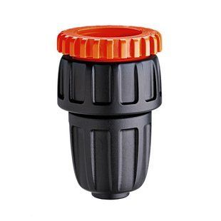 Штуцер Claber 1/2"-3/4" Н16 мм для капельной трубки 1/2" с зажимом