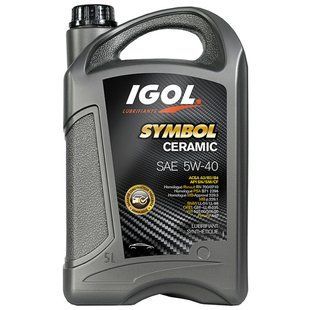 Моторное масло IGOL Symbol Ceramic 5W-40 5 л синтетическое