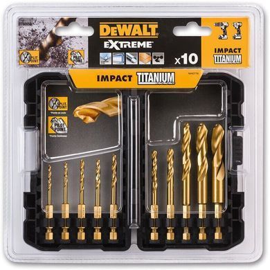 Набор сверл по металлу TITANIUM IMPACT DeWALT DT50050