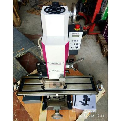 Фрезерный станок по металлу настольный Optimum MH22 V