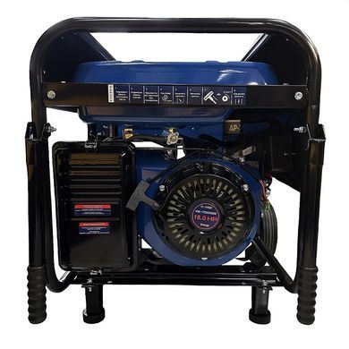 Бензиновый генератор PROFI-TEC PE-7000GE, 220 В, 6.5 кВт, ручной + электростартер, 100% медь