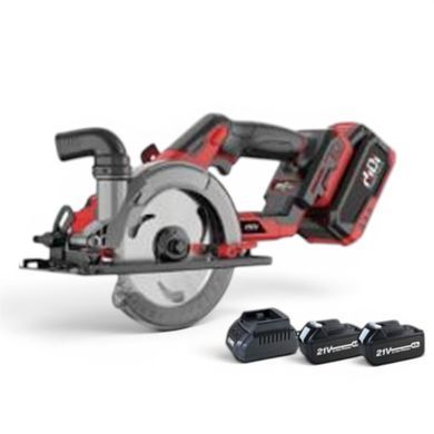 Аккумуляторная дисковая пила SAKUMA SCM6521B-CORE SET224SB 21В, 2&times;4Ah, ЗУ