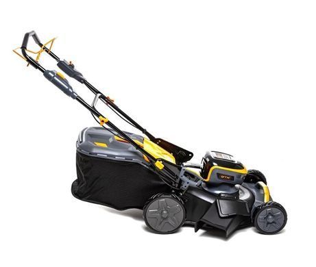 Газонокосилка аккумуляторная GTM LM56/480SP-V KIT самоходная 56В + АКБ и ЗУ, 48 см, 55 л