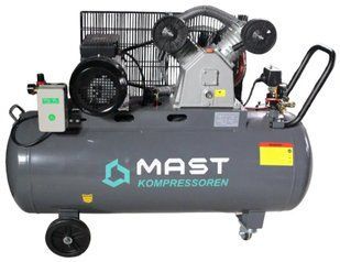 Компрессор MAST Kompressoren VA90/200L 220V 4 кВт, 200 л, 10 бар, 600 л/мин