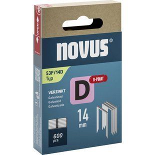 Скоби для степлера NOVUS STAPLES D 53F 14 мм D-Point (600 шт)