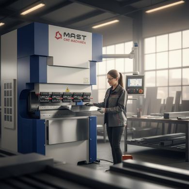 Электрический листогибочный пресс MAST CNC Machinen 20T1000, 20 т