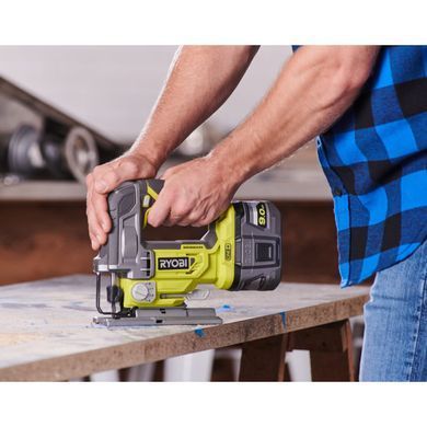 Лобзик аккумуляторный 18В ONE+, бесщеточный, Ryobi. R18JS7-0 (5133004223)