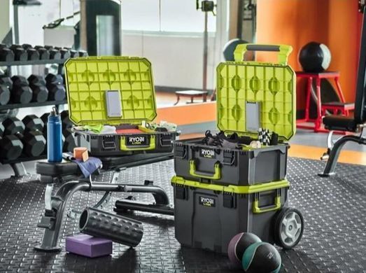 Ящик модульний 39х57х49.5см, на колісах с ручкою, LINK систем, Ryobi. RSL201. (5132006074)