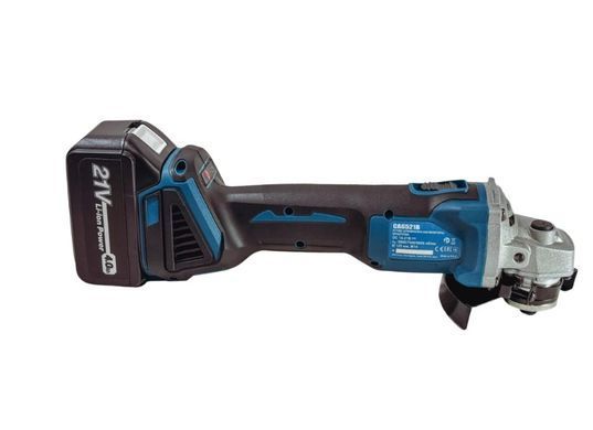 Аккумуляторная угловая шлифмашина SAKUMA BLUE CAG521B-CORE, 21 В