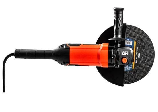Болгарка GTM AG230/2800D 2800 Вт, 230 мм, 6500 об/мин, плавный пуск